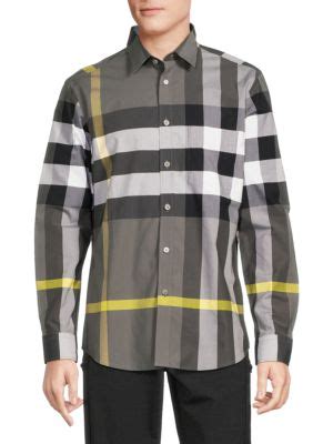 Burberry Somerton Nova Check Plaid Sportshirt on SALE 